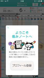 頭痛ーる　痛みノートの画像