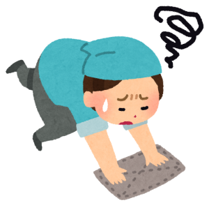大掃除 いやいやする画像