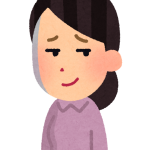 あきらめている奥さんの画像