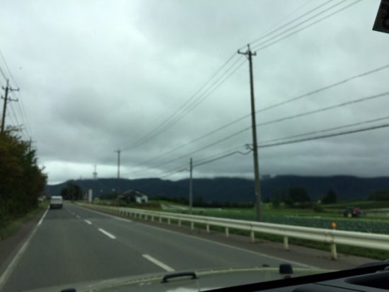 佐久コスモス街道コスモスまつり道中の八ヶ岳画像